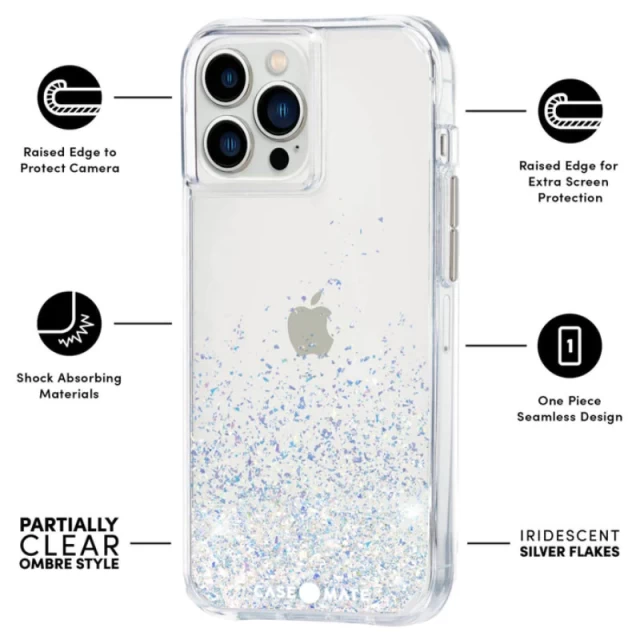 Чохол Case-Mate Twinkle Ombre для iPhone 13 Pro Stardust (CM046682)