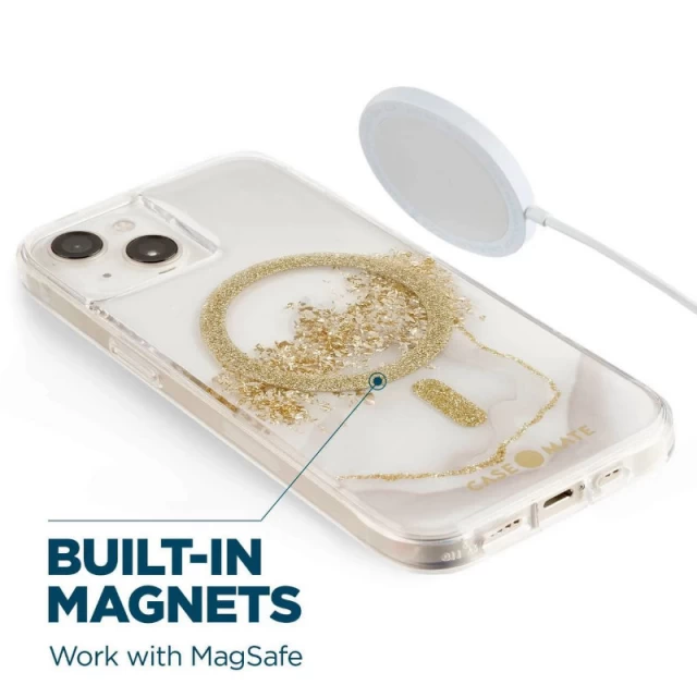 Чохол Case-Mate Karat для iPhone 14 Plus Marble with MagSafe (CM049032)