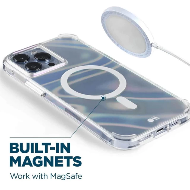 Чехол Case-Mate Soap Bubble для iPhone 14 Pro Iridescent with MagSafe (CM049210)