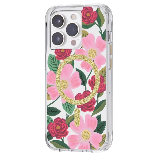 Чохол Rifle Paper Clear для iPhone 14 Pro Rose Garden with MagSafe (RP049234)