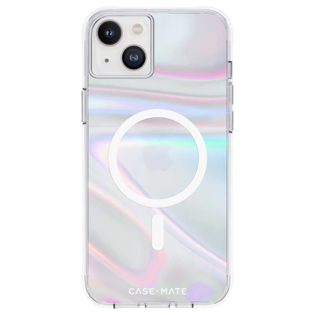 Чехол Case-Mate Soap Bubble для iPhone 14 Plus Iridescent with MagSafe (CM049256)