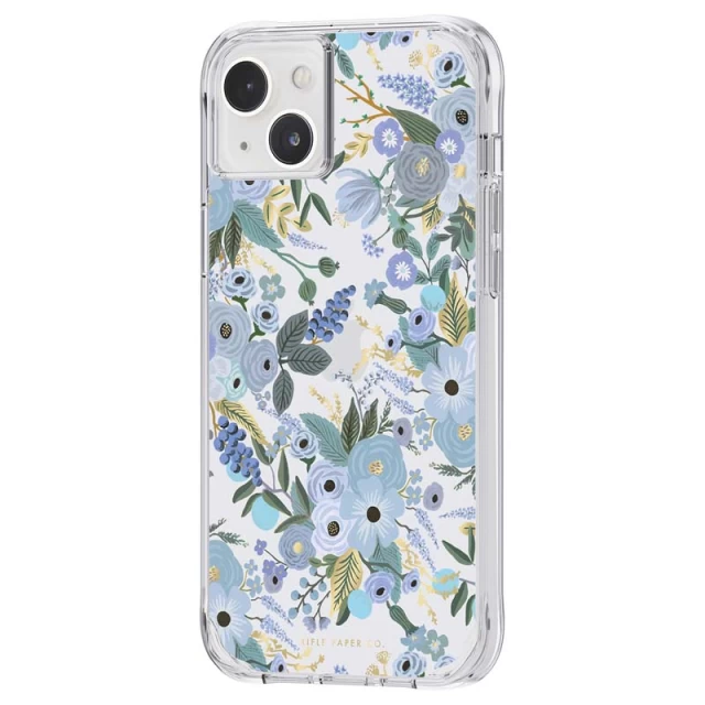 Чехол Rifle Paper Clear для iPhone 14 Plus Garden Party Blue (RP049276)