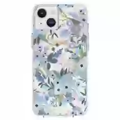 Чехол Rifle Paper Clear для iPhone 14 Plus Garden Party Blue with MagSafe (RP049278)
