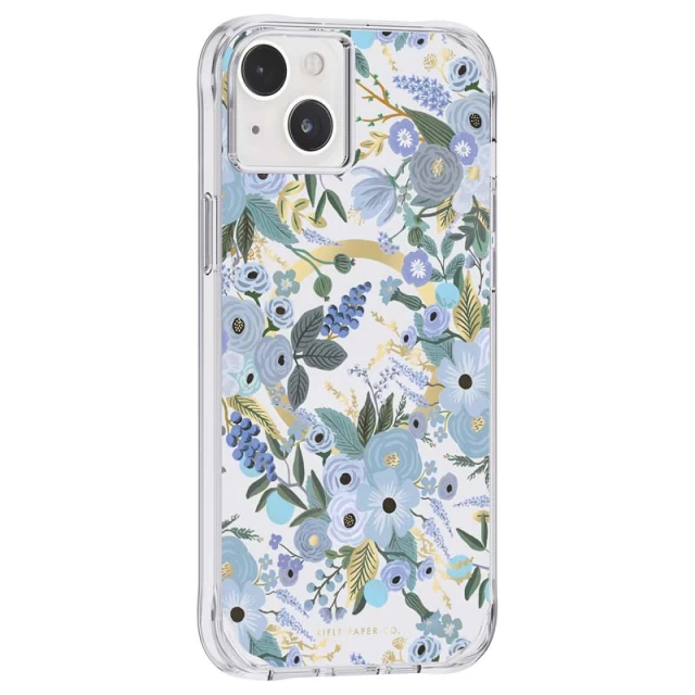 Чохол Rifle Paper Clear для iPhone 14 Plus Garden Party Blue with MagSafe (RP049278)
