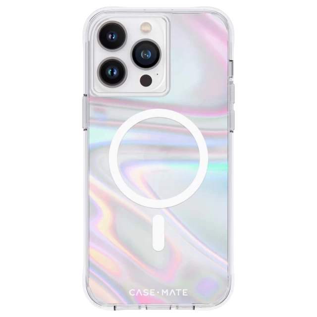 Чехол Case-Mate Soap Bubble для iPhone 14 Pro Max Iridescent with MagSafe (CM049300)