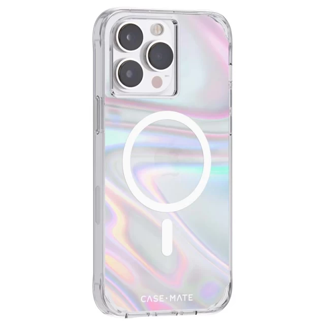 Чехол Case-Mate Soap Bubble для iPhone 14 Pro Max Iridescent with MagSafe (CM049300)