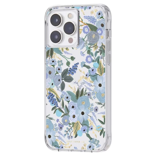 Чехол Rifle Paper Clear для iPhone 14 Pro Max Garden Party Blue (RP049320)