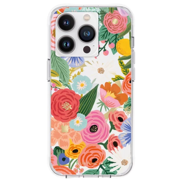 Чехол Rifle Paper Clear для iPhone 14 Pro Garden Party Blush with MagSafe (RP049424)