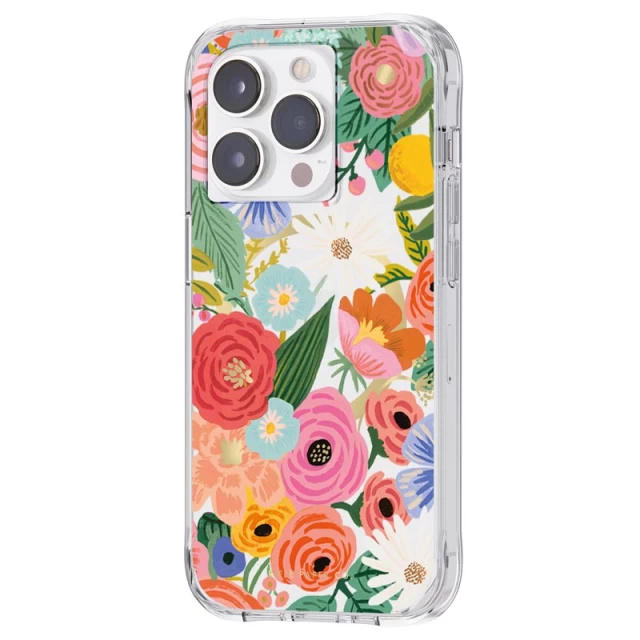 Чехол Rifle Paper Clear для iPhone 14 Pro Garden Party Blush with MagSafe (RP049424)