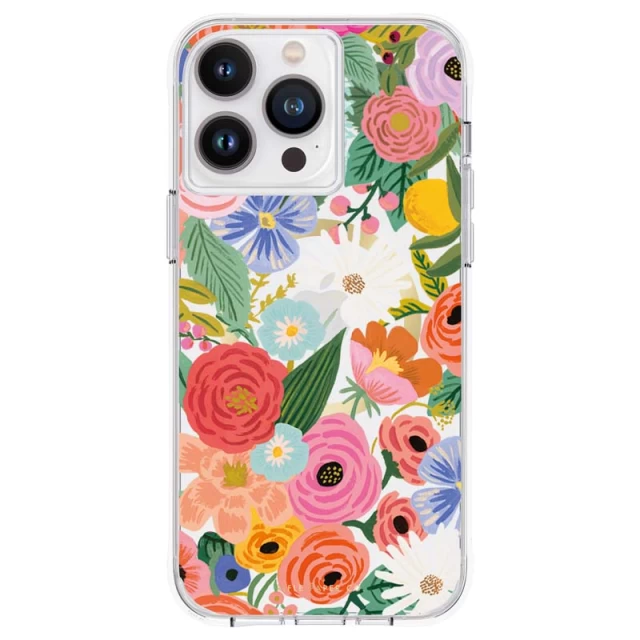 Чехол Rifle Paper Clear для iPhone 14 Pro Max Garden Party Blush with MagSafe (RP049428)