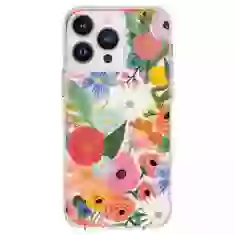 Чехол Rifle Paper Clear для iPhone 14 Pro Max Garden Party Blush with MagSafe (RP049428)
