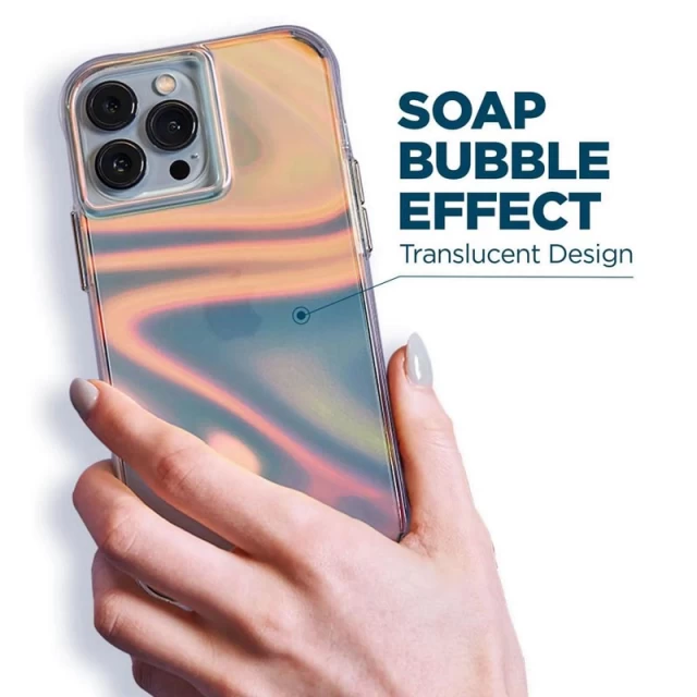 Чехол Case-Mate Soap Bubble для iPhone 14 Pro Iridescent (CM049796)
