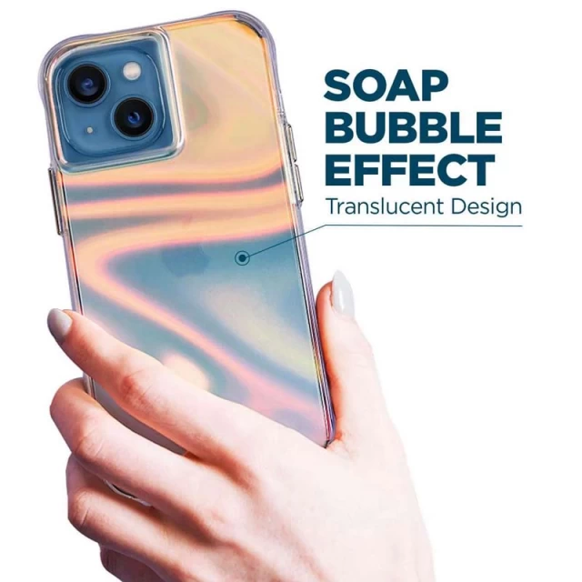 Чохол Case-Mate Soap Bubble для iPhone 14 Plus Iridescent (CM049800)