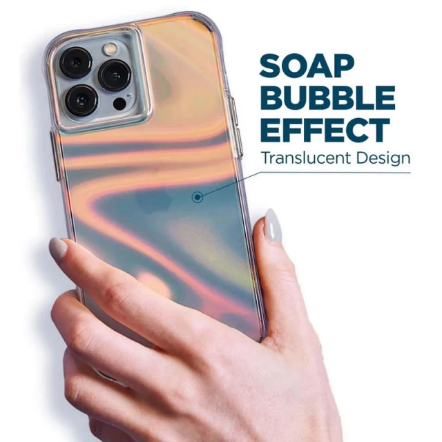 Чохол Case-Mate Soap Bubble для iPhone 14 Pro Max Iridescent (CM049804)