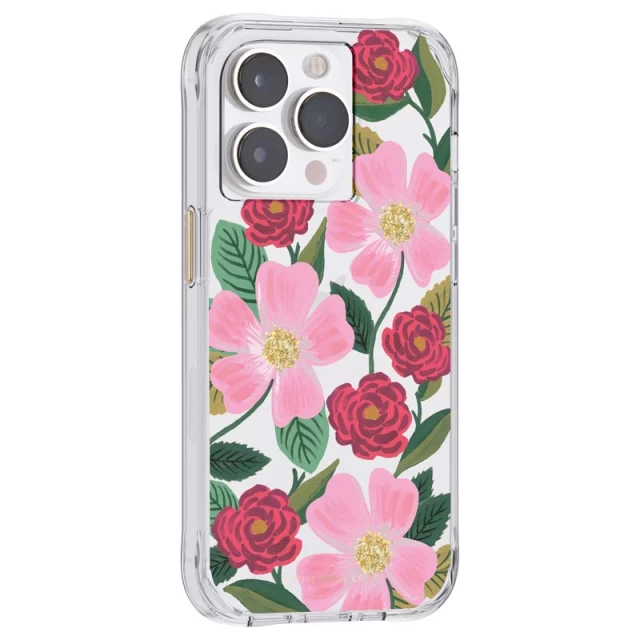 Чехол Rifle Paper Clear для iPhone 14 Pro Max Rose Garden (RP049822)