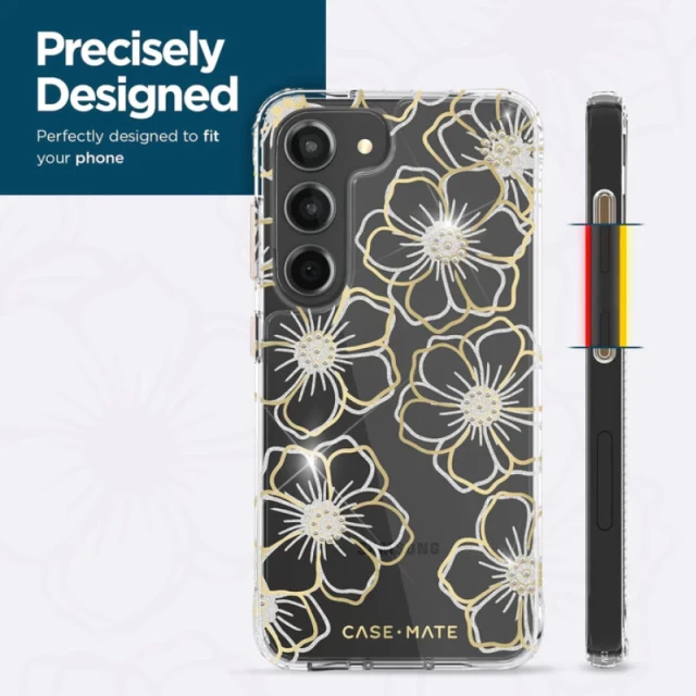 Чехол Case-Mate Floral Gems для Samsung Galaxy S23 Clear (CM050456)
