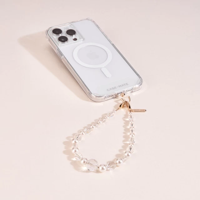 Универсальный ремешок Case-Mate Beaded Phone Wristlet Crystal Pearl (CM050958)