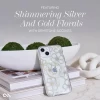 Чехол Case-Mate Floral Gems для iPhone 15 | 14 | 13 Gold with MagSafe (CM051322)