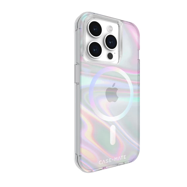Чохол Case-Mate Soap Bubble для iPhone 15 Pro Iridescent with MagSafe (CM051420)