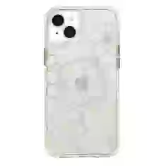 Чехол Case-Mate Floral Gems для iPhone 15 Plus Gold with MagSafe (CM051510)