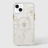 Чохол Case-Mate Floral Gems для iPhone 15 Plus Gold with MagSafe (CM051510)