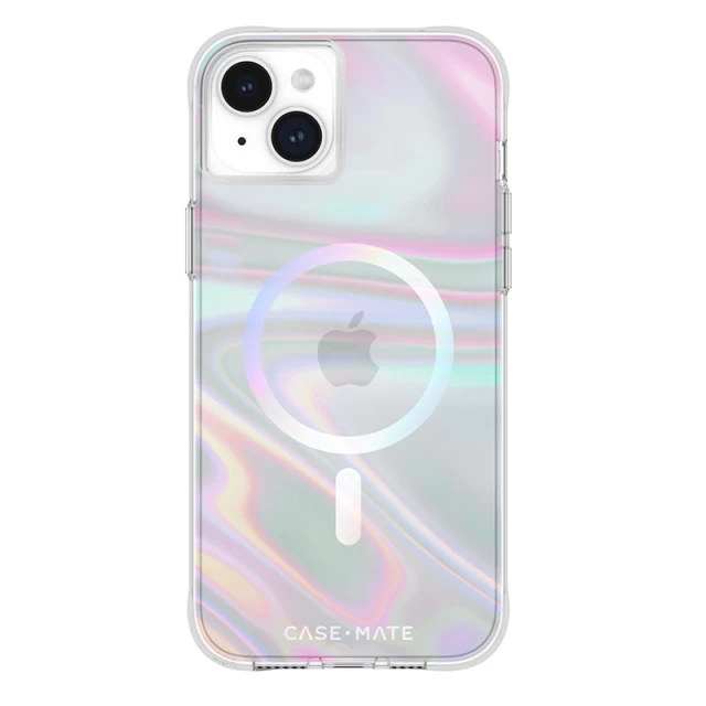 Чехол Case-Mate Soap Bubble для iPhone 15 Plus Iridescent with MagSafe (CM051514)