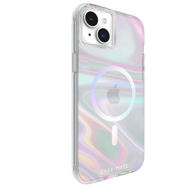 Чехол Case-Mate Soap Bubble для iPhone 15 Plus Iridescent with MagSafe (CM051514)