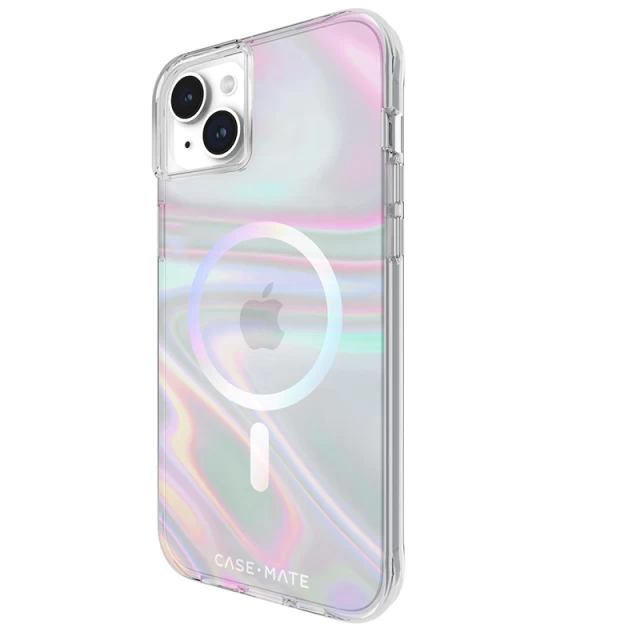 Чехол Case-Mate Soap Bubble для iPhone 15 Plus Iridescent with MagSafe (CM051514)