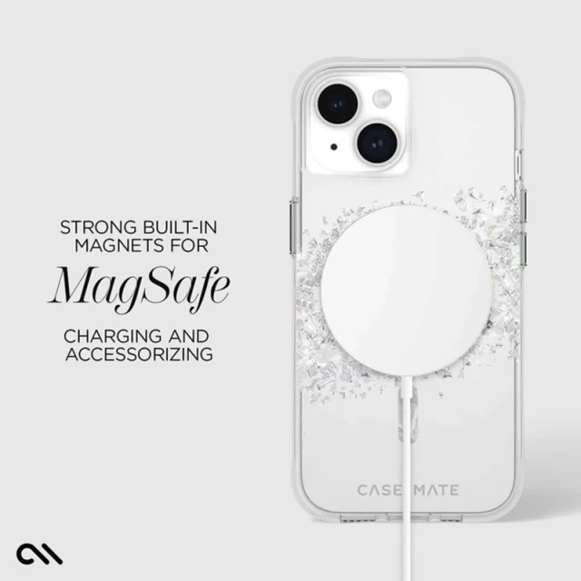 Чохол Case-Mate Karat для iPhone 15 Plus Touch of Pearl with MagSafe (CM051572)