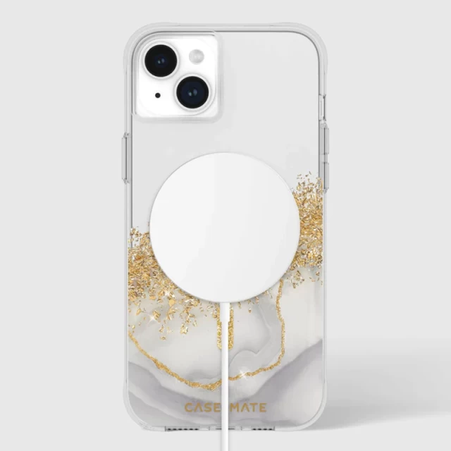 Чехол Case-Mate Karat для iPhone 15 Plus Marble with MagSafe (CM051574)