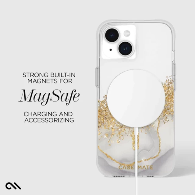 Чохол Case-Mate Karat для iPhone 15 Plus Marble with MagSafe (CM051574)