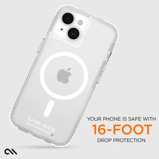 Чохол Case-Mate Ultra Tough D3O Clear для iPhone 15 Plus Clear with MagSafe (CM051580)