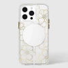 Чохол Case-Mate Floral Gems для iPhone 15 Pro Max Gold with MagSafe (CM051604)