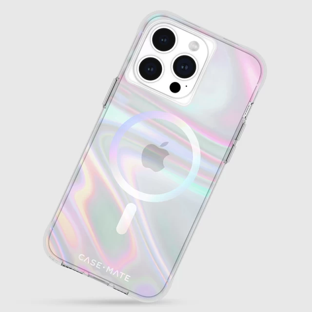 Чохол Case-Mate Soap Bubble для iPhone 15 Pro Max Iridescent with MagSafe (CM051608)