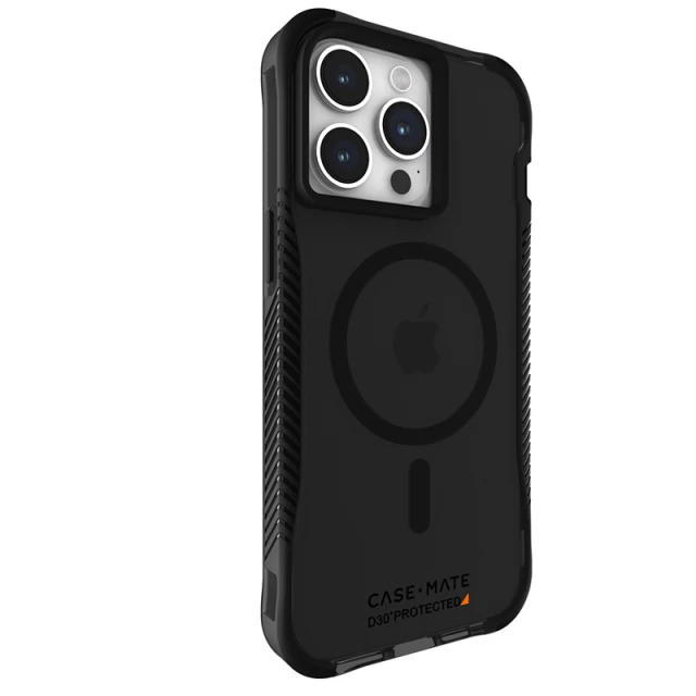 Чехол Case-Mate Tough Grip Plus D3O для iPhone 15 Pro Max Smoke Black with MagSafe (CM051646)
