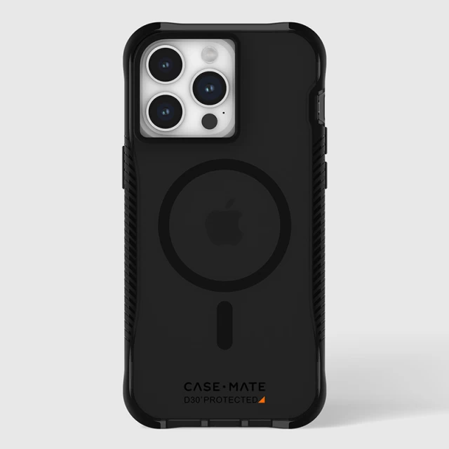 Чохол Case-Mate Tough Grip Plus D3O для iPhone 15 Pro Max Smoke Black with MagSafe (CM051646)