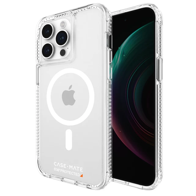 Чохол Case-Mate Ultra Tough D3O Clear для iPhone 15 Pro Max Clear with MagSafe (CM051674)