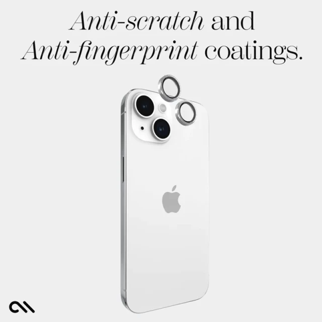 Захисне скло Case-Mate для камери iPhone 15 | 15 Plus Aluminum Ring Lens Protector Twinkle (CM051704)