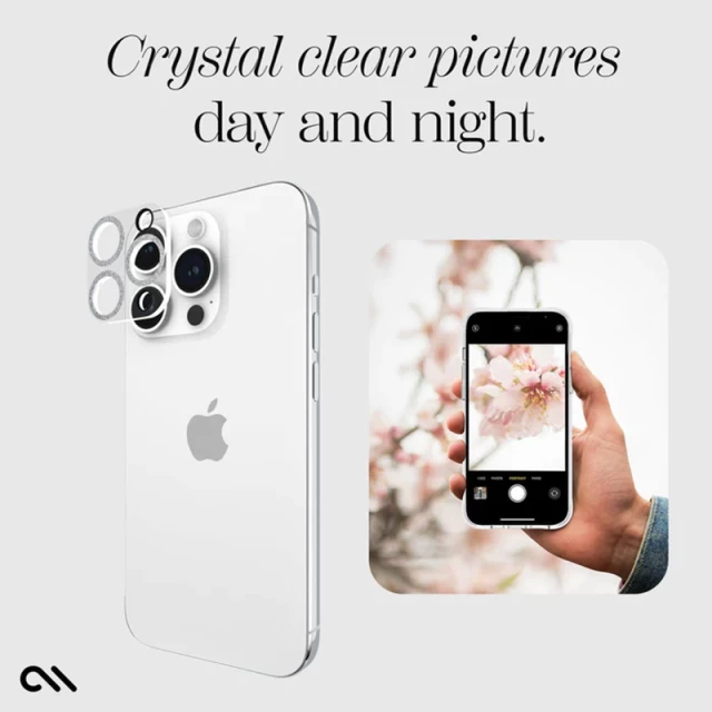 Захисне скло Case-Mate для камери iPhone 15 Pro | 15 Pro Max Glass Lens Protector Twinkle Sparkle (CM051710)