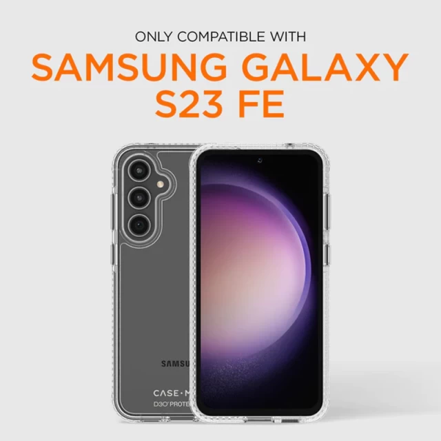 Чохол Case-Mate Ultra Tough D3O Clear для Samsung Galaxy S23 FE (S711) Clear (CM053132)