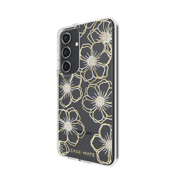 Чохол Case-Mate Floral Gems для Samsung Galaxy S24 (S921) Gold (CM053432)