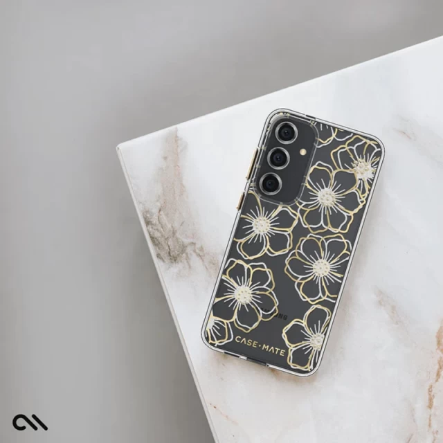 Чехол Case-Mate Floral Gems для Samsung Galaxy S24 Plus (S926) Gold (CM053434)