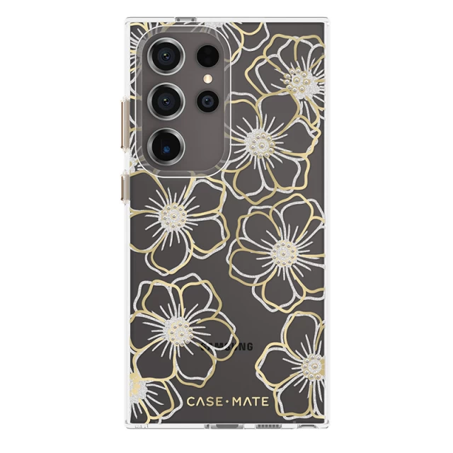 Чохол Case-Mate Floral Gems для Samsung Galaxy S24 Ultra (S928) Gold (CM053436)