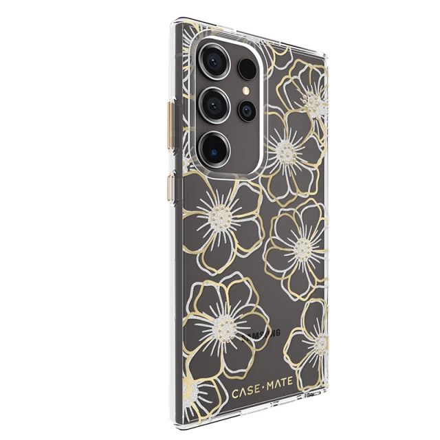 Чохол Case-Mate Floral Gems для Samsung Galaxy S24 Ultra (S928) Gold (CM053436)