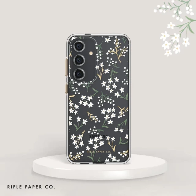 Чехол Rifle Paper Clear для Samsung Galaxy S24 (S921) Petite Fleurs (RP053562)