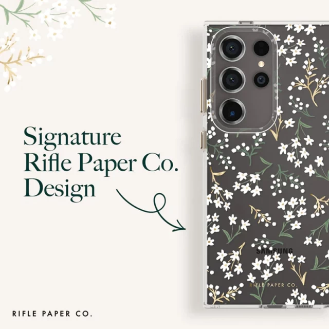 Чохол Rifle Paper Clear для Samsung Galaxy S24 Ultra (S928) Petite Fleurs (RP053566)