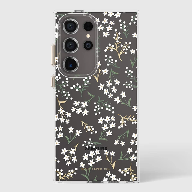 Чехол Rifle Paper Clear для Samsung Galaxy S24 Ultra (S928) Petite Fleurs (RP053566)