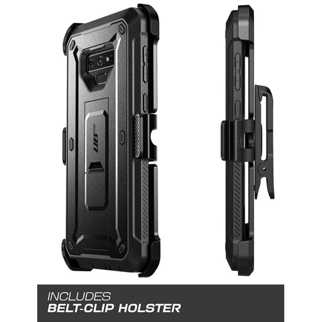 Чехол и защитное стекло Supcase Unicorn Beetle Pro для Samsung Galaxy Note 9 Black (843439101937)