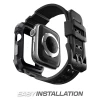 Чохол і ремінець Supcase Unicorn Beetle Pro для Apple Watch 4/5/6/7/8/SE 45 | 44 mm Black (843439105072)