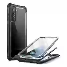Чохол і захисне скло Supcase Iblsn Ares для Samsung Galaxy S21 FE Black (843439113336)